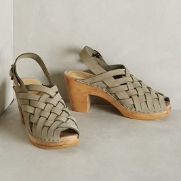 No. 6 Shoes - No. 6 Huarache Clog High Heel, size 38